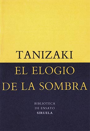 Portada. El elogio de la sombra. Tanizaki